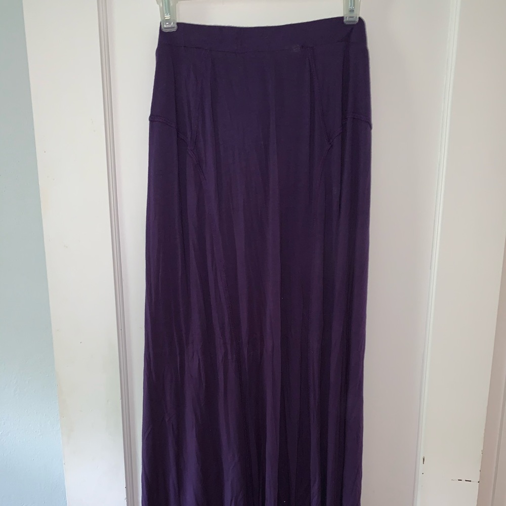 Medium purple maxi skirt